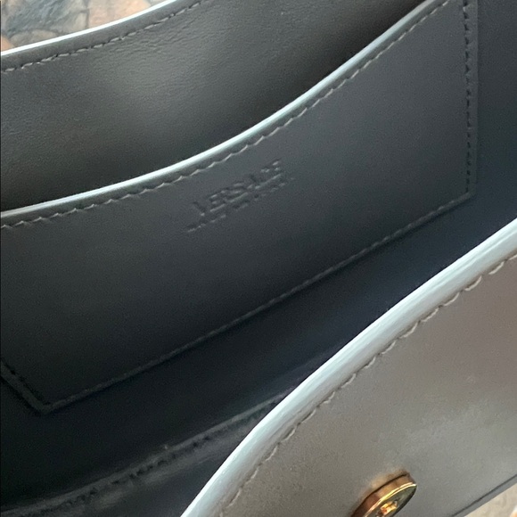 Versace Grey Leather Women's Bag - Picture 3 of 6